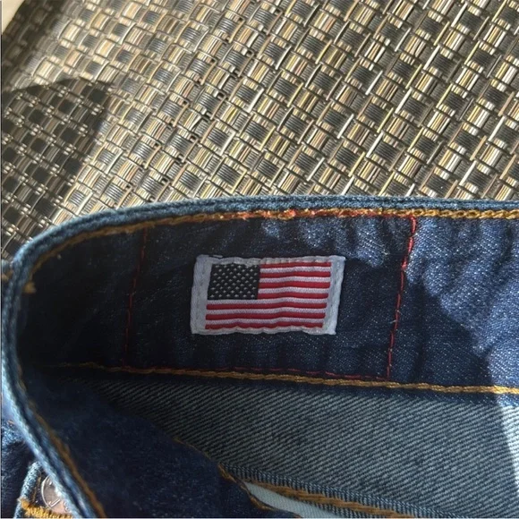 Blue Denim Women's Shorts - Picture 3 of 4